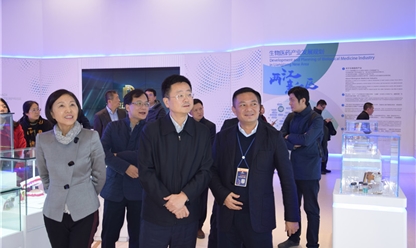 重庆市委常委段成刚、市经信委杨丽琼副主任调研园区工作