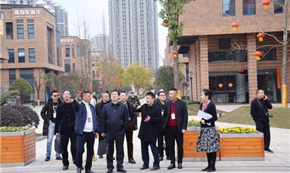 重庆市市药监局局长周隆海指导园区工作