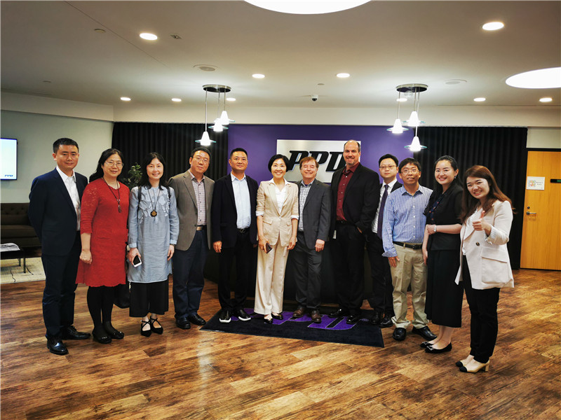 2019年5市经信委杨丽琼副主任率队考察美国PPD公司辛辛那提实验室