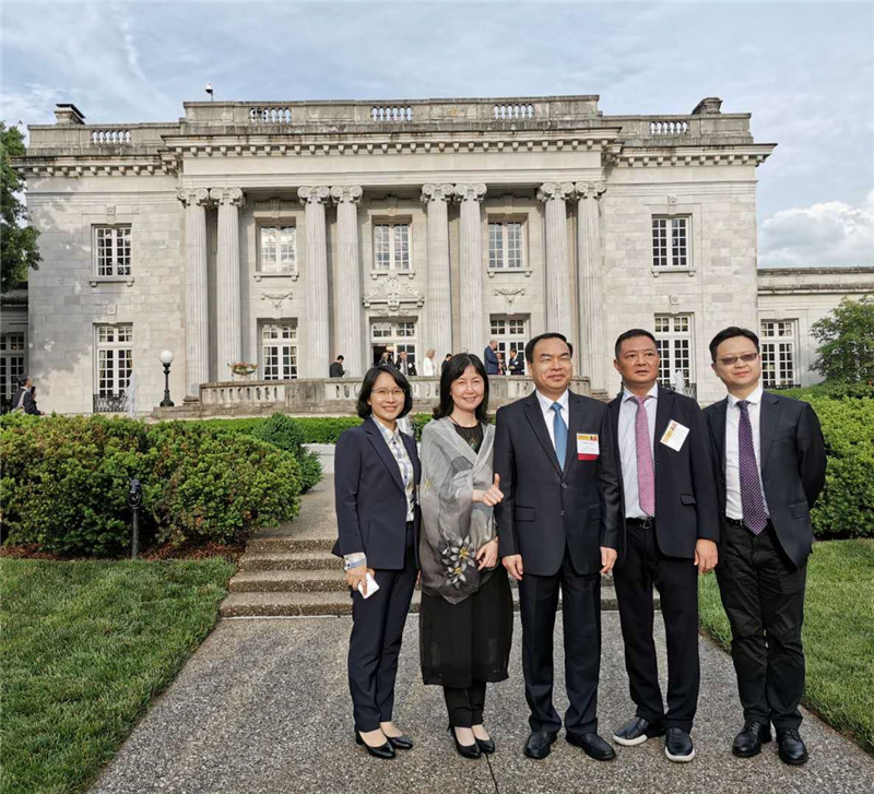 2019年5月重庆代表团出席肯塔基州州长欢迎酒会——于肯塔基州州长官邸