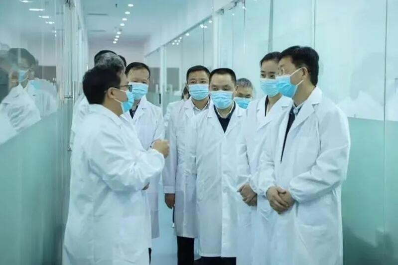 市委常委、两江新区党工委书记段成刚调研入园企业新赛亚科技2