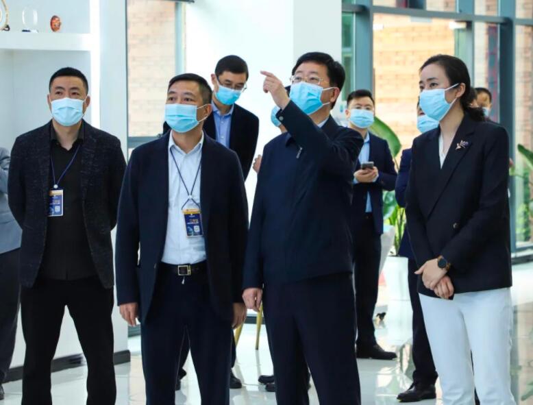 市委常委、两江新区党工委书记段成刚调研入园企业新赛亚科技